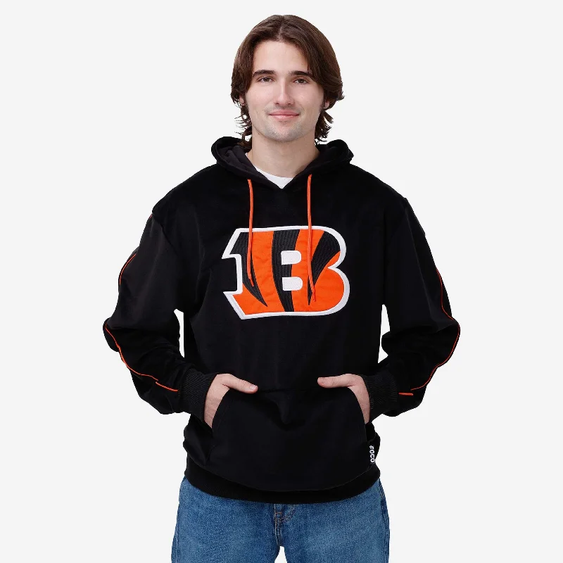 Cincinnati Bengals Velour Hooded Sweatshirt