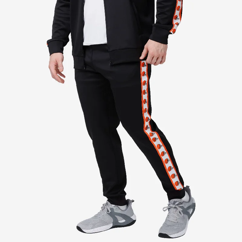 Cleveland Browns Stripe Logo Track Pants