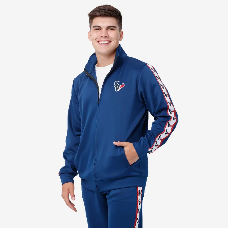 Houston Texans Stripe Logo Track Jacket