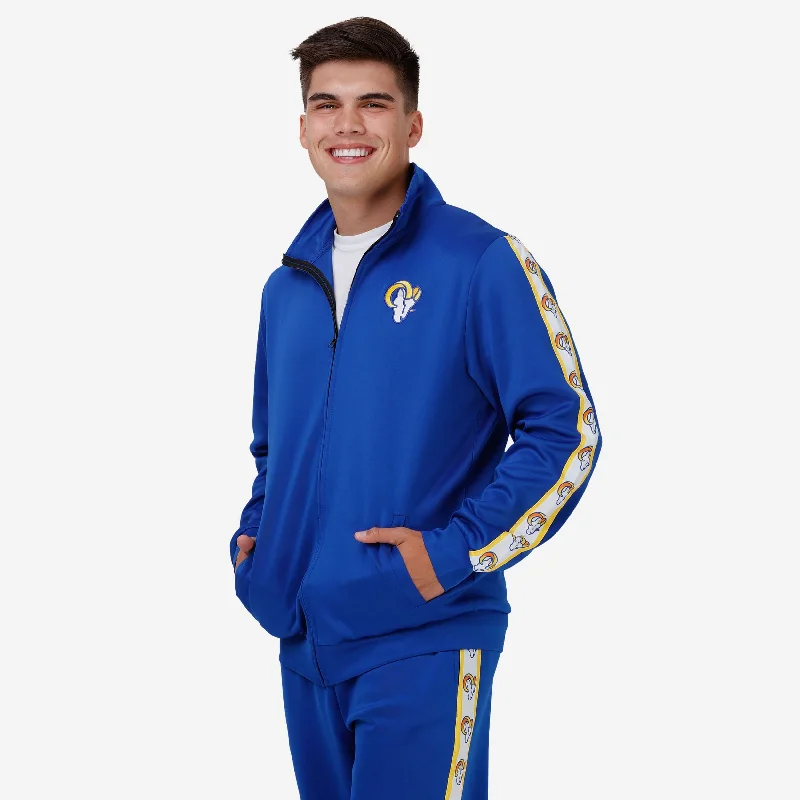 Los Angeles Rams Stripe Logo Track Jacket