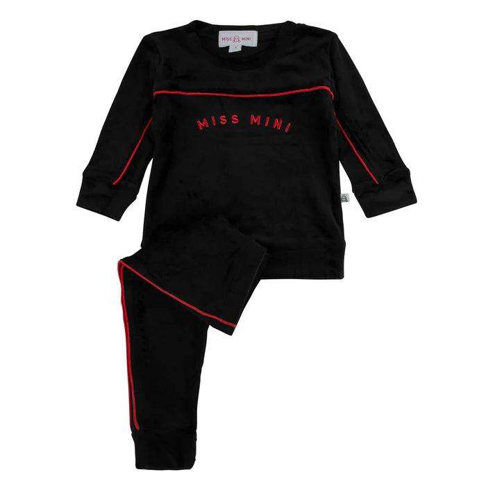 Miss Mini Girls Onyx Pajamas