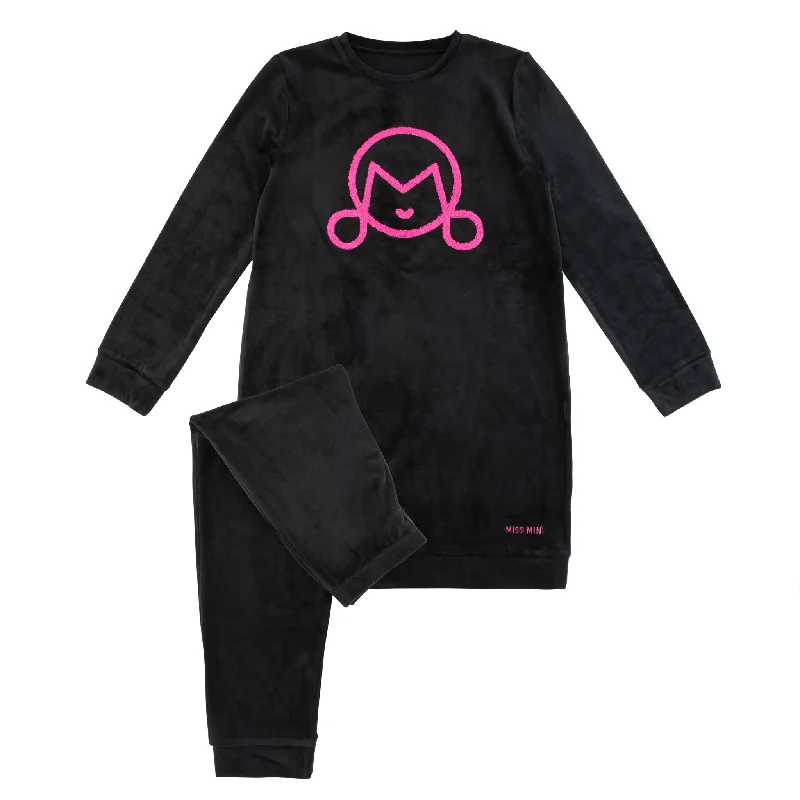 Miss Mini Pink Logo Face Nightshirt