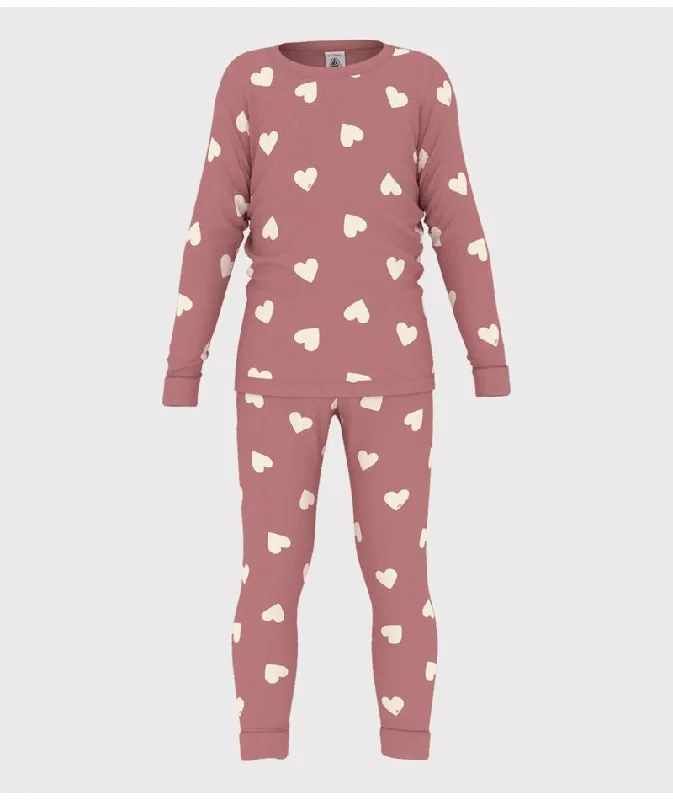 Petit Bateau Heart Print Loungewear