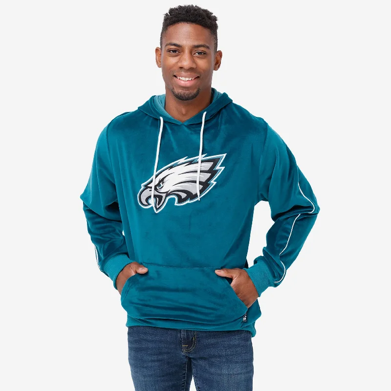 Philadelphia Eagles Velour Hooded Sweatshirt