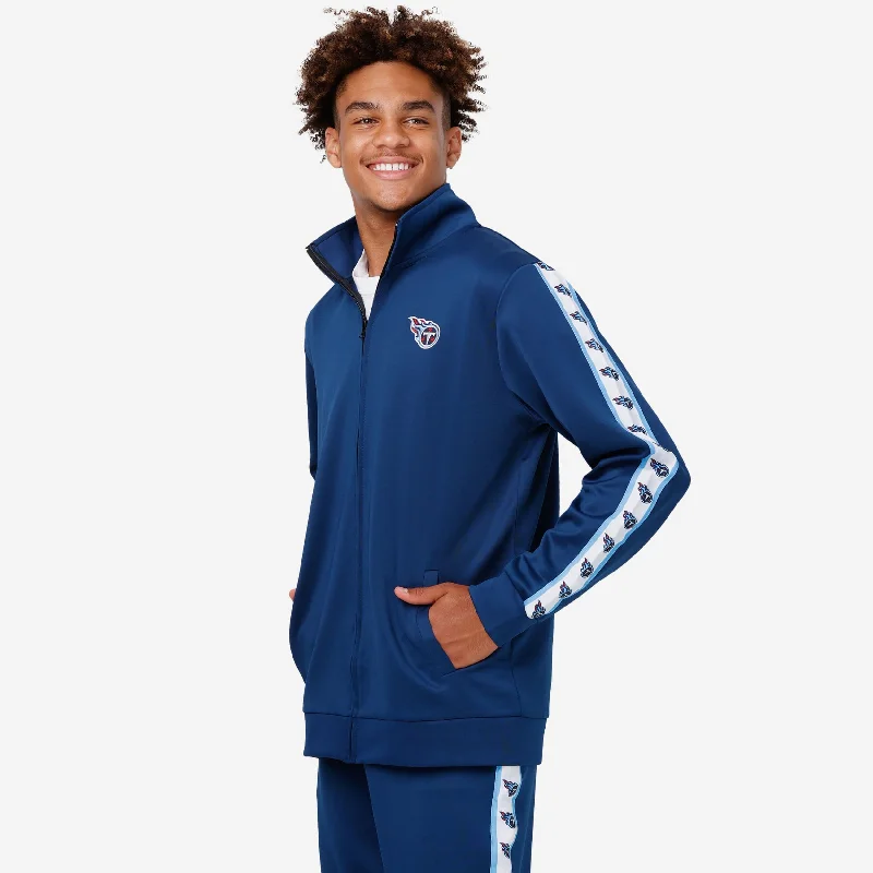 Tennessee Titans Stripe Logo Track Jacket