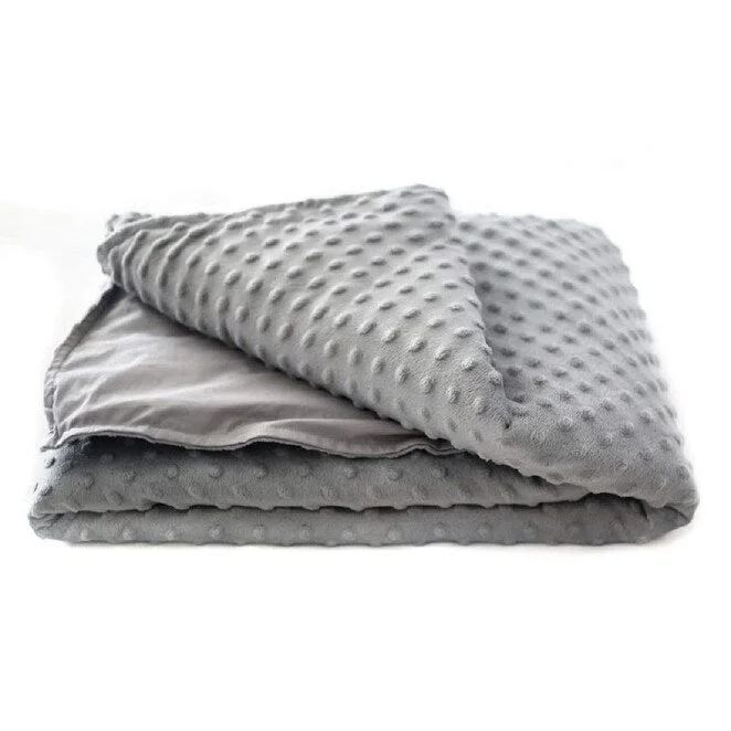 Rayon from bamboo blankets for a silky and breathable feel15-Pound Weighted Throw Blanket with Premium Glass Beads