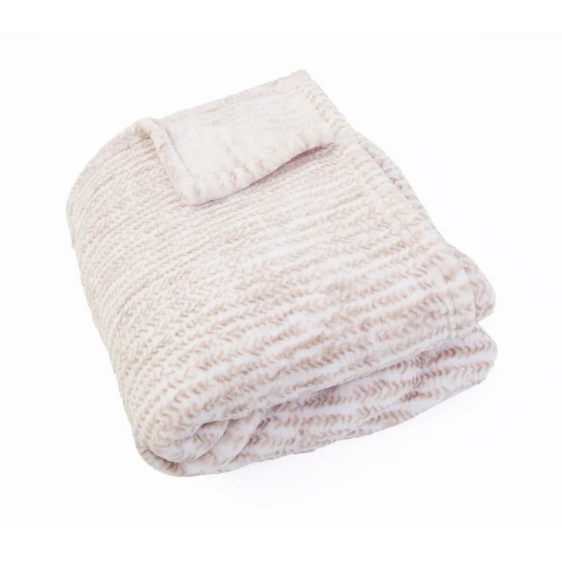 Mohair blankets with a unique sheen and softness50x70 Belinda Batik Printed Loft Fleece Decorative Throw