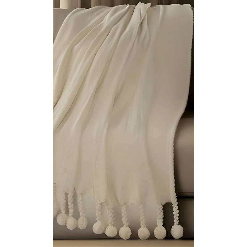 Cashmere blankets for ultimate softness and luxury60" X 50" Cream Woven Cotton Chevron Throw Blanket with Tassels Cashmere blankets for ultimate softness and luxury60" X 50" Cream Woven Cotton Chevron Throw Blanket with Tassels
