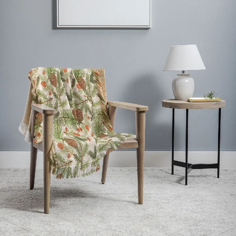 Synthetic fiber blend blankets for a budget - friendly choiceDash and Ash Cabin in the woods Throw Blanket