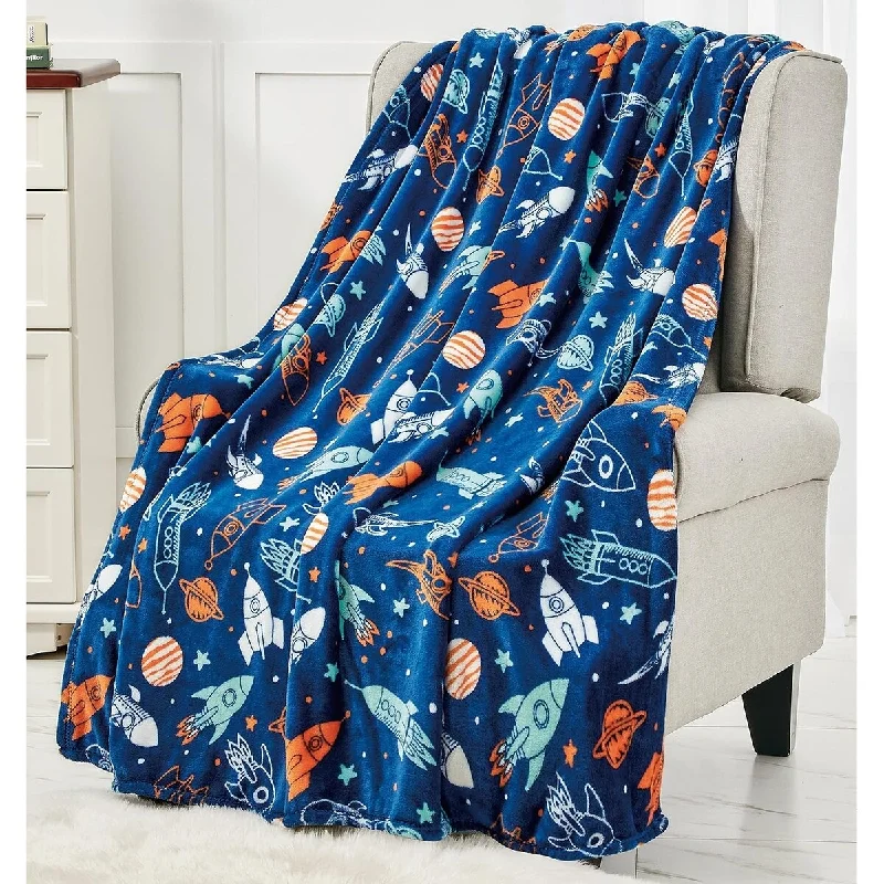 Rayon from bamboo blankets for a silky and breathable feelDécor&More Rock Man Microplush Throw Blanket (50 in x 60 in) - Space Odyssy Rayon from bamboo blankets for a silky and breathable feelDécor&More Rock Man Microplush Throw Blanket (50 in x 60 in) - Space Odyssy
