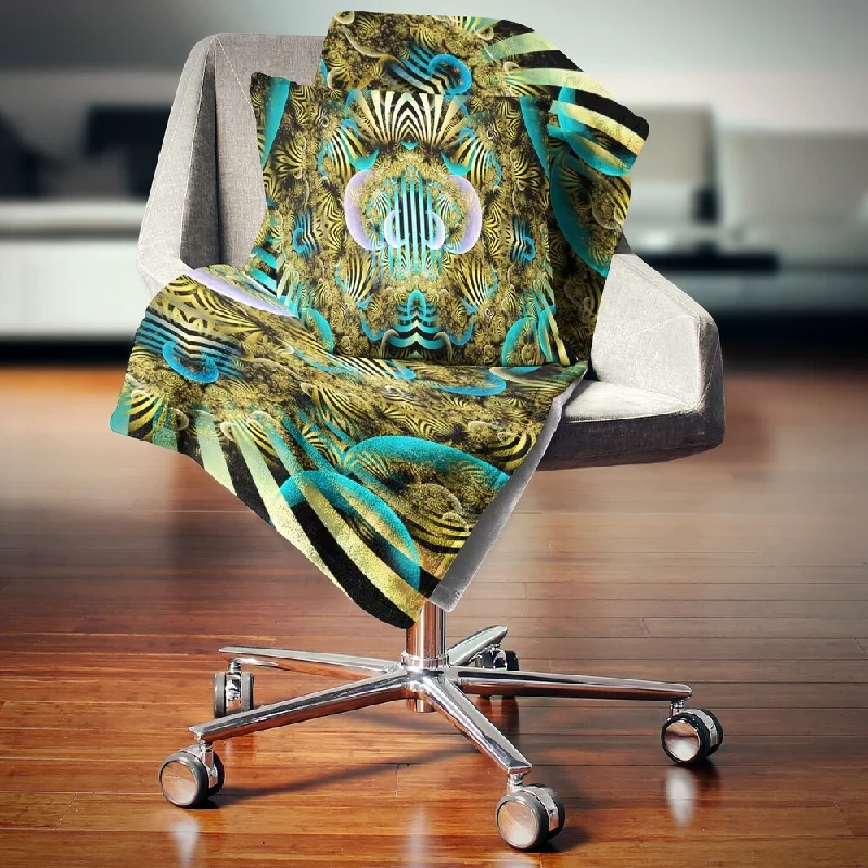 Acrylic blankets for a soft and affordable alternativeDesignart 'Magical Fairy Pattern Brown' Abstract Throw Blanket