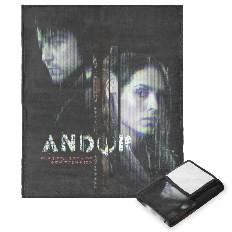 Silk blankets with a smooth and elegant touchDisney Andor Silk Touch Throw Blanket