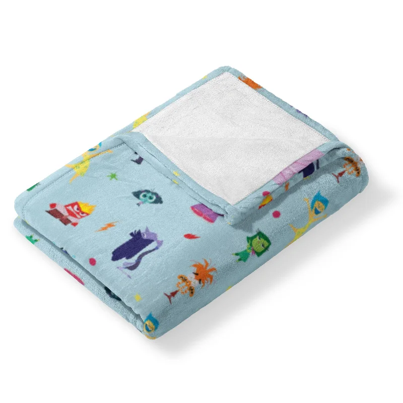 Queen - size blankets for standard - sized bedsDisney Inside Out 2 Silk Touch Throw Blanket Queen - size blankets for standard - sized bedsDisney Inside Out 2 Silk Touch Throw Blanket