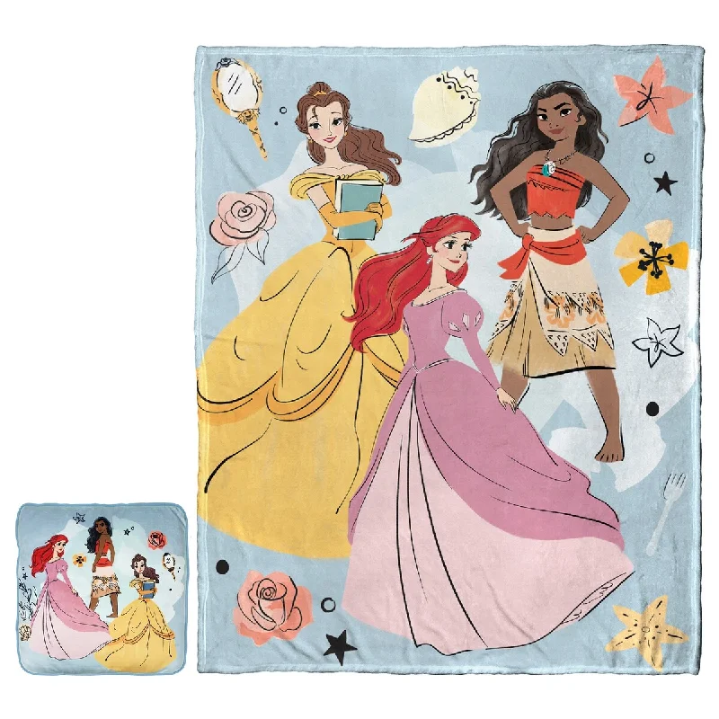 Silk blankets with a smooth and elegant touchDisney Princesses Be Bold Throw Pillow and Silk Touch Throw Blanket Set Silk blankets with a smooth and elegant touchDisney Princesses Be Bold Throw Pillow and Silk Touch Throw Blanket Set