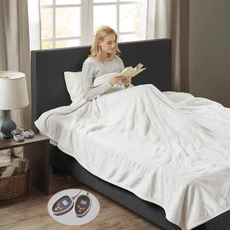 Queen - size blankets for standard - sized bedsElect Electric Blanket with 20 Heat Level Setting Controller Full: 80x84" Ivory -WR54-1764 Queen - size blankets for standard - sized bedsElect Electric Blanket with 20 Heat Level Setting Controller Full: 80x84" Ivory -WR54-1764