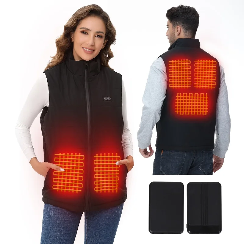 Synthetic fiber blend blankets for a budget - friendly choiceElectric Heated Vest, Heated Fleece Vest for Men & Women with Battery Pack Included, Lightweight Insulated and Electric