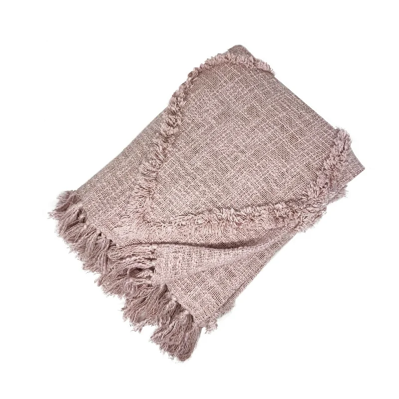 Mohair blankets with a unique sheen and softnessFarmhouse Living Aspen Diamond Tufted Fringe Blanket Throw