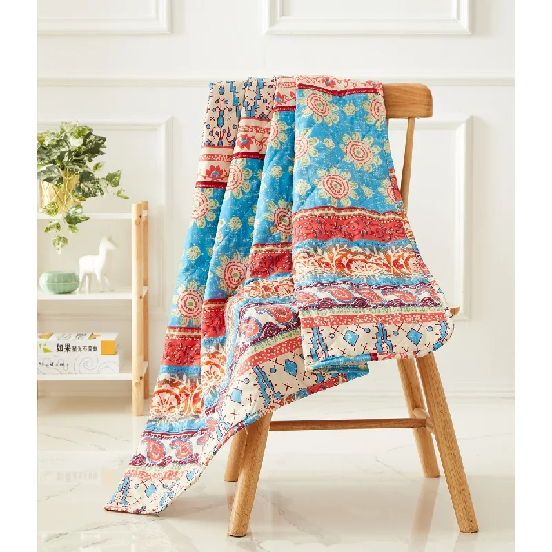 Bamboo fiber blankets with natural antibacterial propertiesGeorgetown Rayna 50 x 60 in. Quilted Throw Bamboo fiber blankets with natural antibacterial propertiesGeorgetown Rayna 50 x 60 in. Quilted Throw
