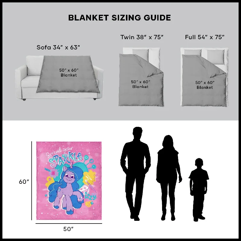 Recycled polyester blankets for an eco - conscious optionHasbro My Little Pony Silk Touch Throw Blanket Recycled polyester blankets for an eco - conscious optionHasbro My Little Pony Silk Touch Throw Blanket