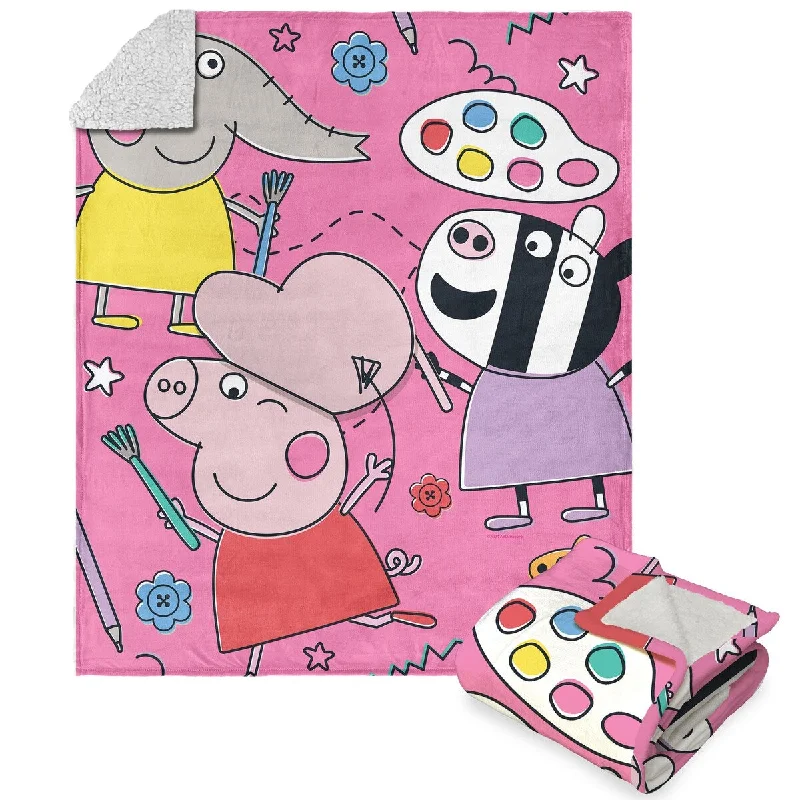 Acrylic blankets for a soft and affordable alternativeHasbro Peppa Pig Silk Touch Sherpa Throw Blanket Acrylic blankets for a soft and affordable alternativeHasbro Peppa Pig Silk Touch Sherpa Throw Blanket