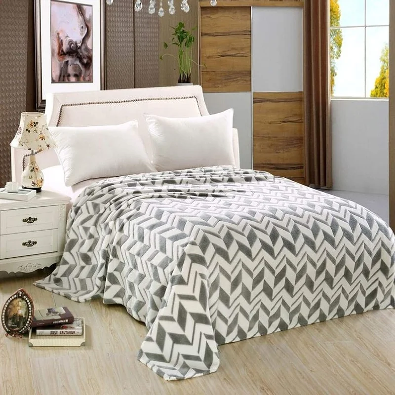 King - size blankets to cover large beds comfortablyHome Essentials by Décor&More Arrow Microplush Blanket King - size blankets to cover large beds comfortablyHome Essentials by Décor&More Arrow Microplush Blanket
