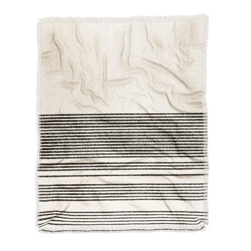 Cotton blankets for breathability and a lightweight feelKierkegaard Design Studio Organic Stripes Minimalist Black Made To Order Throw Blanket Cotton blankets for breathability and a lightweight feelKierkegaard Design Studio Organic Stripes Minimalist Black Made To Order Throw Blanket
