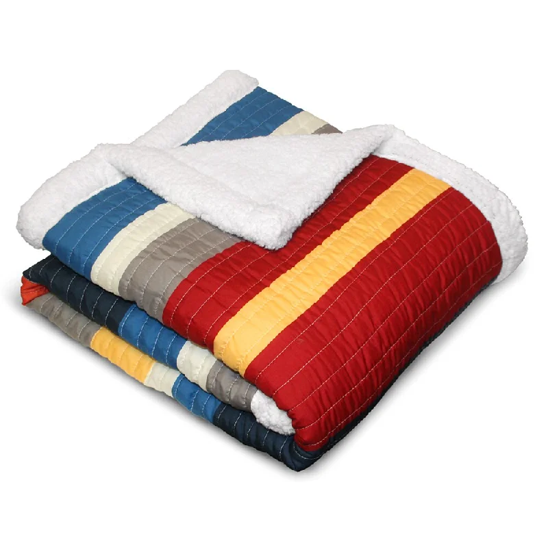 Queen - size blankets for standard - sized bedsLush Decor Cliveden Throw Blanket