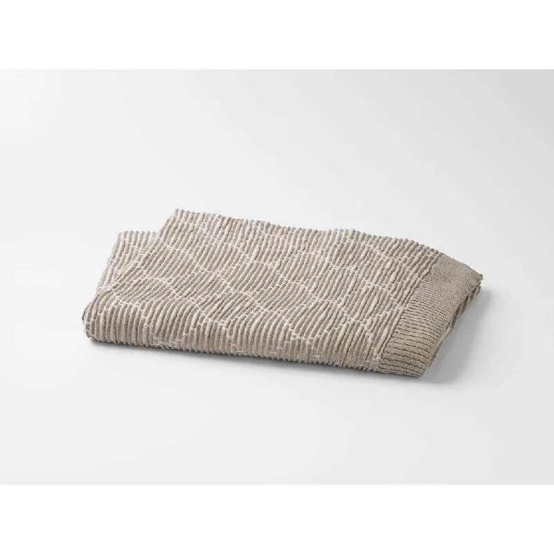 Cotton blankets for breathability and a lightweight feelLux Tex Taupe 0rganic Cotton Knit Throw Blanket Cotton blankets for breathability and a lightweight feelLux Tex Taupe 0rganic Cotton Knit Throw Blanket