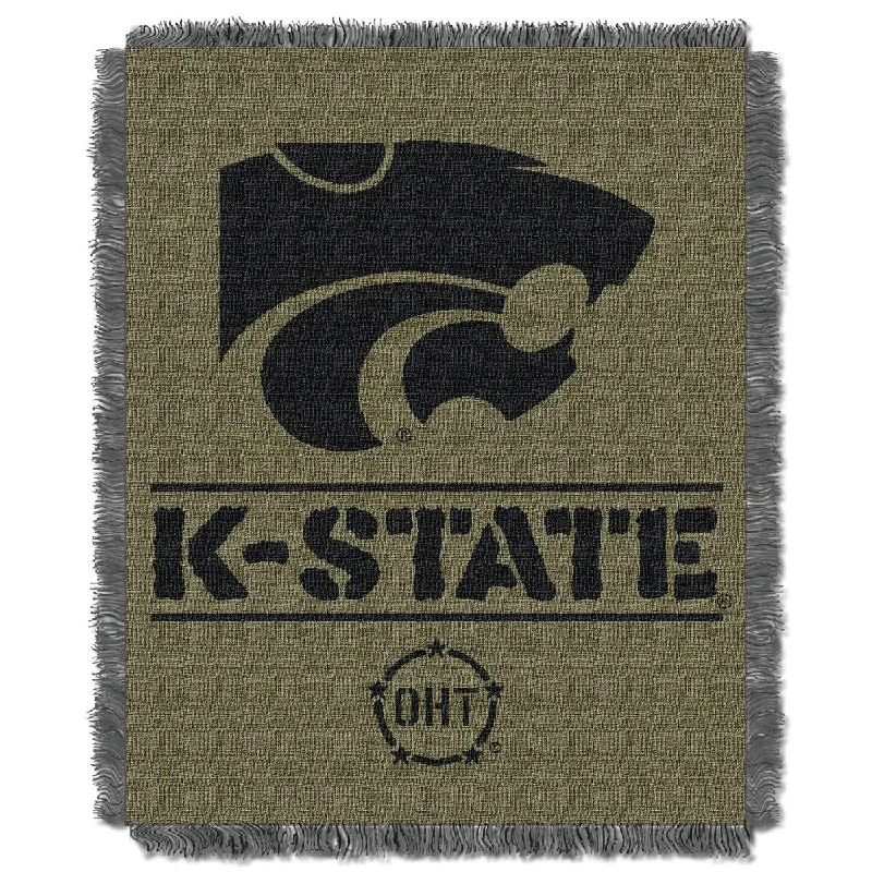 Synthetic fiber blend blankets for a budget - friendly choiceNCAA Kansas State Wildcats OHT Rank Jacquard Throw Blanket Synthetic fiber blend blankets for a budget - friendly choiceNCAA Kansas State Wildcats OHT Rank Jacquard Throw Blanket