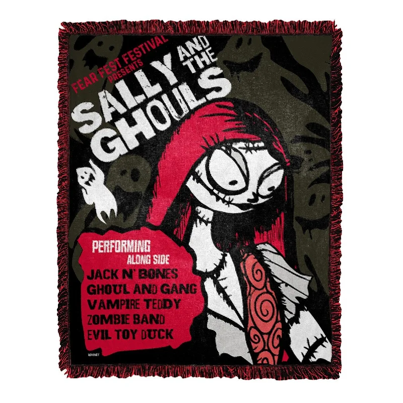 Queen - size blankets for standard - sized bedsNightmare Before Christmas Sally Fest Jacquard Throw
