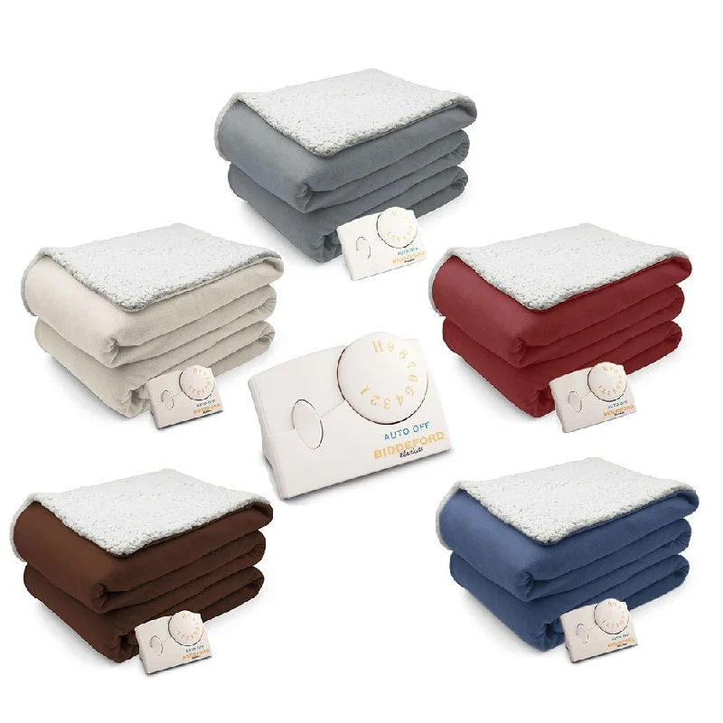 Microfiber blankets that are durable and easy to care forPure Warmth Comfort Knit Natural Sherpa Electric Heated Blanket Microfiber blankets that are durable and easy to care forPure Warmth Comfort Knit Natural Sherpa Electric Heated Blanket