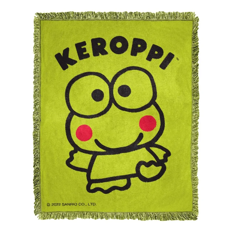 Microfiber blankets that are durable and easy to care forSanrio Jacquard Keroppi Friendly Froggy Woven Jacquard Throw Blanket Microfiber blankets that are durable and easy to care forSanrio Jacquard Keroppi Friendly Froggy Woven Jacquard Throw Blanket