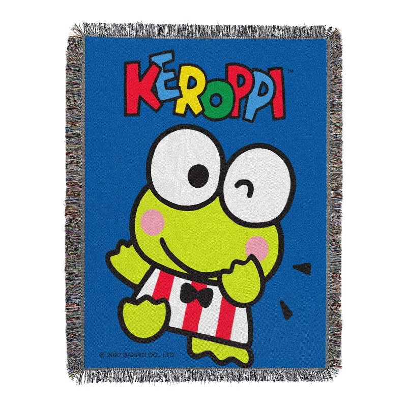 Wool blankets with natural warmth and insulationSanrio Keroppi Wave Keroppi Woven Tapestry Throw Blanket Wool blankets with natural warmth and insulationSanrio Keroppi Wave Keroppi Woven Tapestry Throw Blanket
