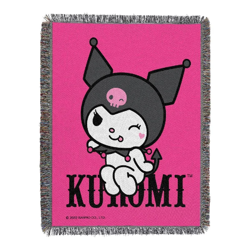 Alpaca wool blankets for a hypoallergenic and warm optionSanrio Kuromi So Sassy Woven Tapestry Throw Blanket Alpaca wool blankets for a hypoallergenic and warm optionSanrio Kuromi So Sassy Woven Tapestry Throw Blanket
