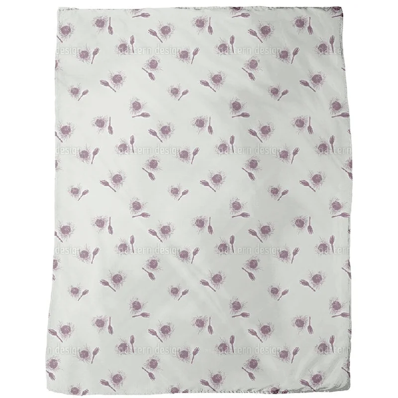 Wool blankets with natural warmth and insulationSnow Thistle Fleece Blanket