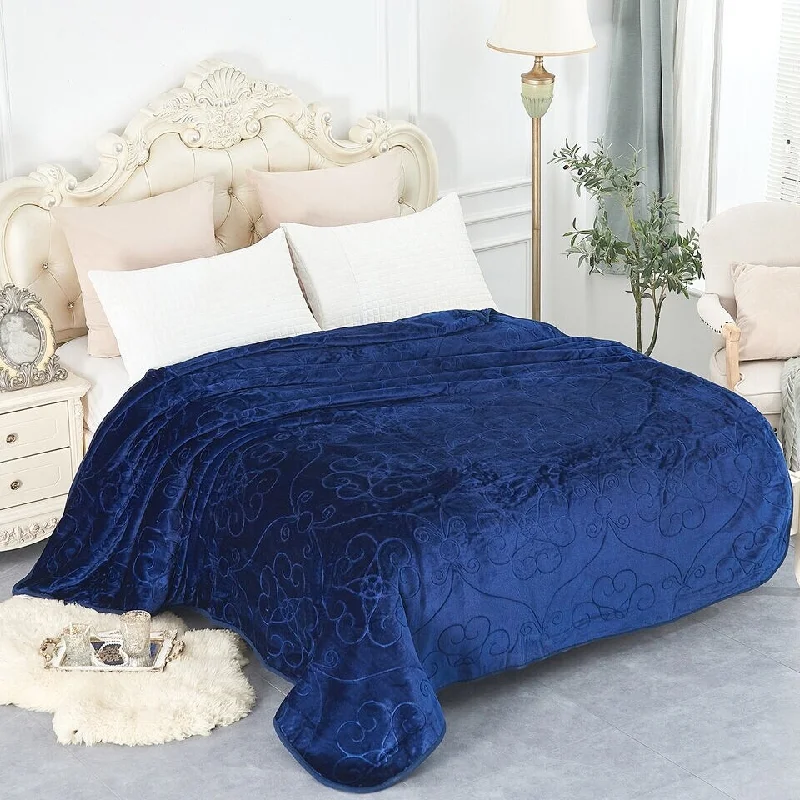 Silk blankets with a smooth and elegant touchSoft Plush Fleece Blanket Queen Size