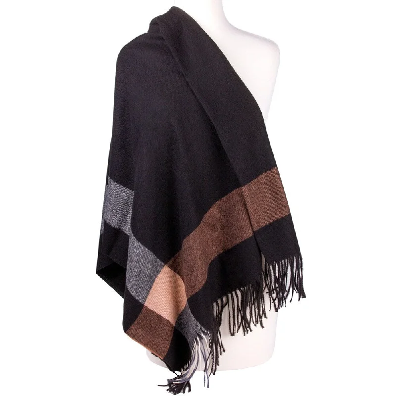 Chenille blankets with a thick and fuzzy textureSTP-Goods Classic Black Plaid Wool / Viscose Throw Blanket & Shawl Chenille blankets with a thick and fuzzy textureSTP-Goods Classic Black Plaid Wool / Viscose Throw Blanket & Shawl