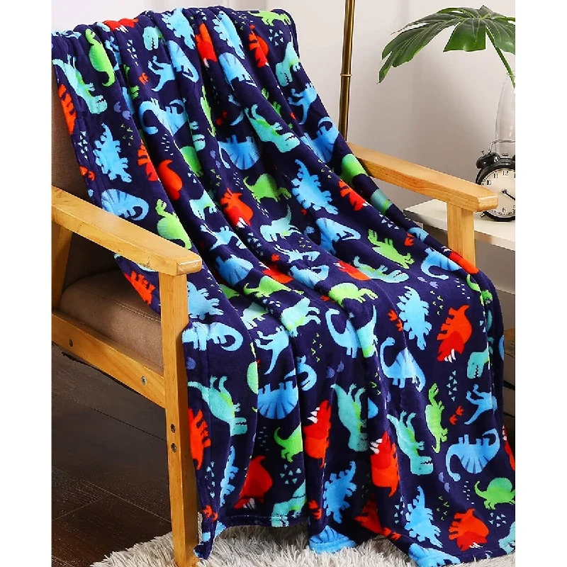 Silk blankets with a smooth and elegant touchSummertime Whimsy Plush Fleece Throw Blanket (50" x 60") - Dino Time Silk blankets with a smooth and elegant touchSummertime Whimsy Plush Fleece Throw Blanket (50" x 60") - Dino Time