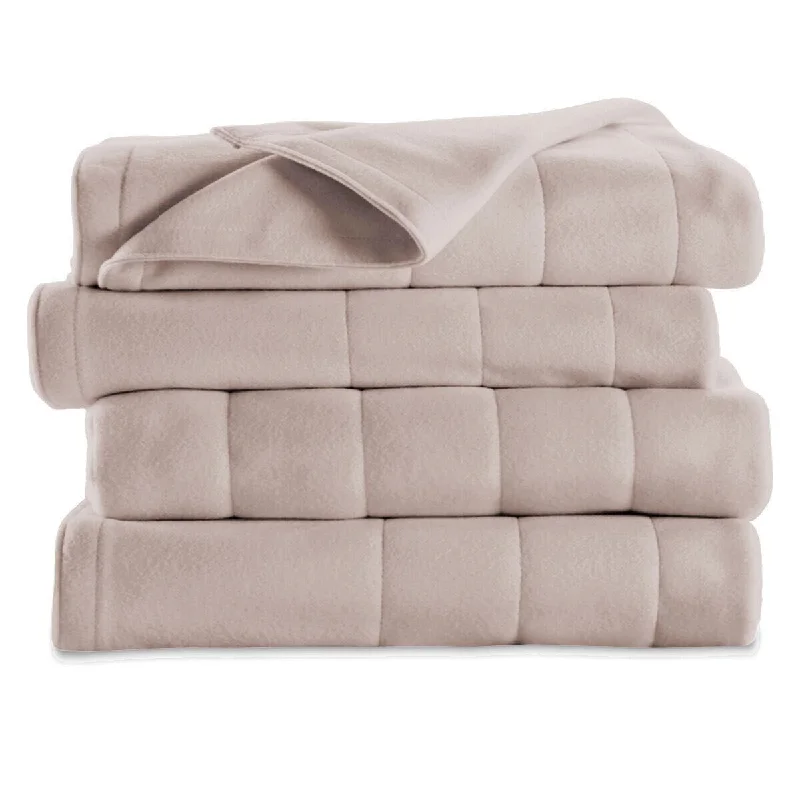 Microfiber blankets that are durable and easy to care forSunbeam Heated Electric Warming Blanket Quilted Fleece Queen Seashell Microfiber blankets that are durable and easy to care forSunbeam Heated Electric Warming Blanket Quilted Fleece Queen Seashell