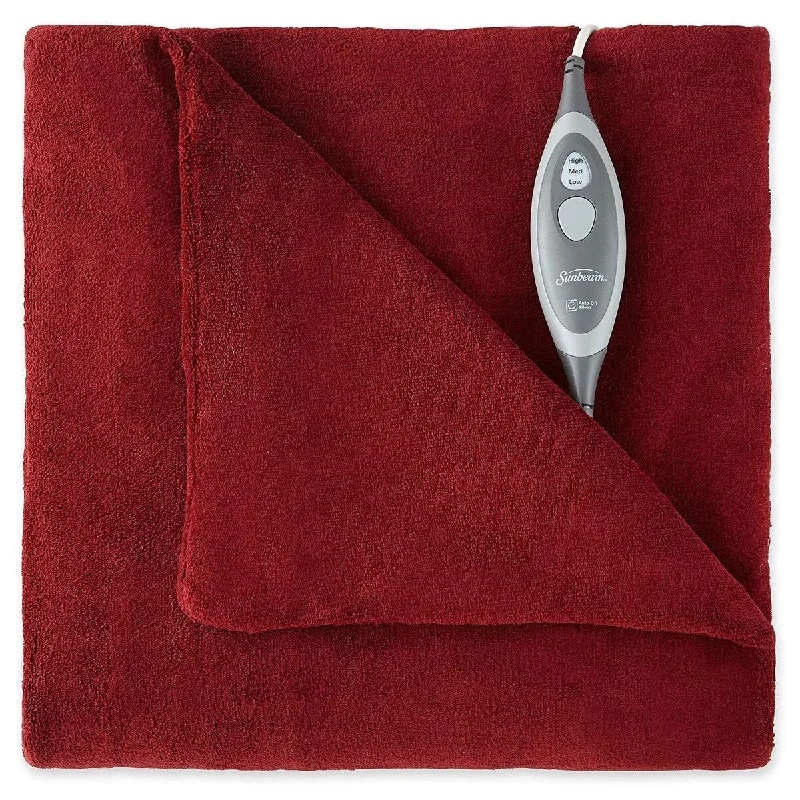 Cashmere blankets for ultimate softness and luxurySunbeam Slumber Rest Microplush Electric Heated Throw Blanket Garnet R Cashmere blankets for ultimate softness and luxurySunbeam Slumber Rest Microplush Electric Heated Throw Blanket Garnet R