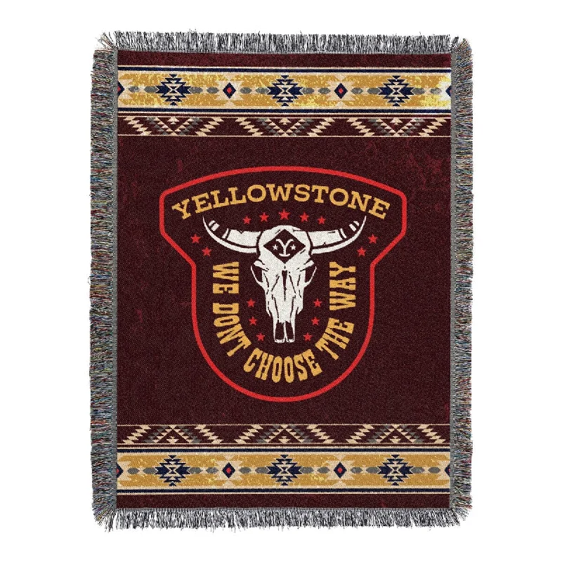Recycled polyester blankets for an eco - conscious optionThe Way Woven Tapestry Throw Blanket Recycled polyester blankets for an eco - conscious optionThe Way Woven Tapestry Throw Blanket