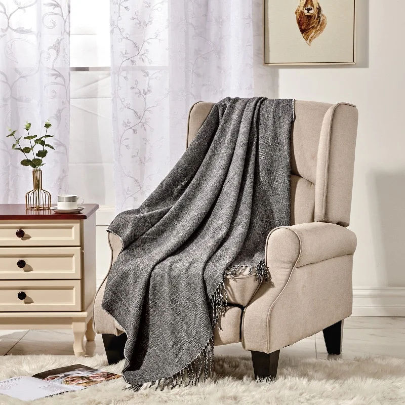 Synthetic fiber blend blankets for a budget - friendly choiceUltra Soft Polyester Acrylic Decorative Throw Blanket - Gray Synthetic fiber blend blankets for a budget - friendly choiceUltra Soft Polyester Acrylic Decorative Throw Blanket - Gray