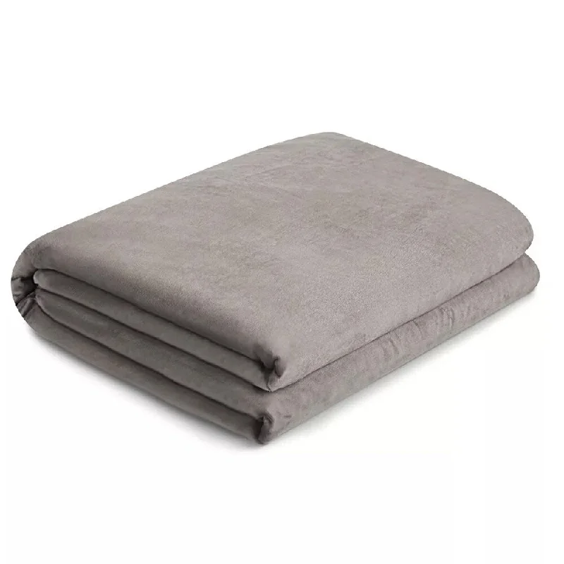 Silk blankets with a smooth and elegant touch100% Cotton Weighted Blanket Glass Beads Heavy Sensory Blanket Grey Silk blankets with a smooth and elegant touch100% Cotton Weighted Blanket Glass Beads Heavy Sensory Blanket Grey