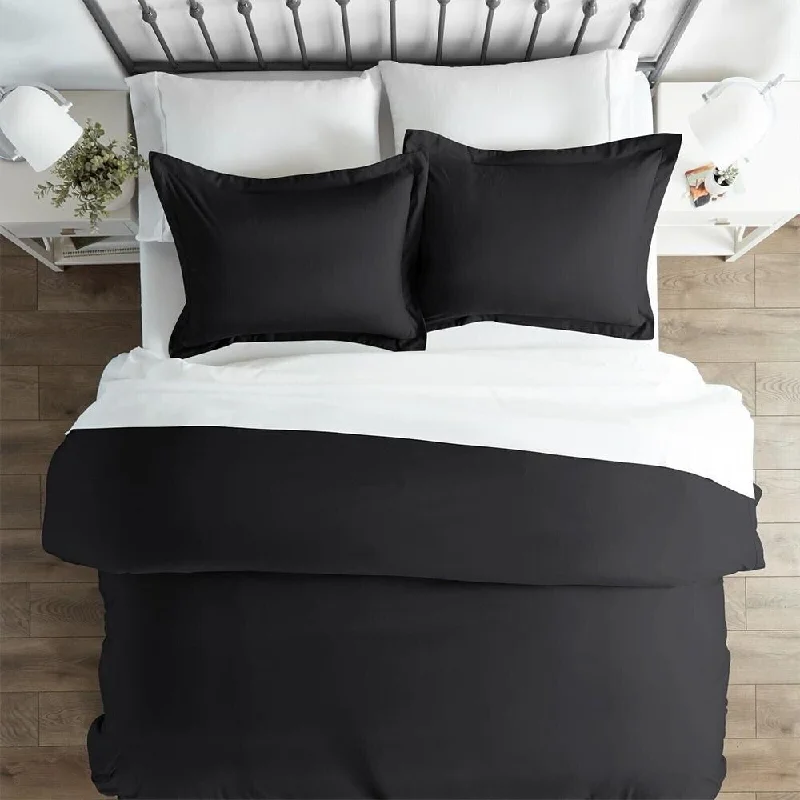 Silk blankets with a smooth and elegant touch3pc King/Cal King Ultra Soft Duvet Cover Set Black Silk blankets with a smooth and elegant touch3pc King/Cal King Ultra Soft Duvet Cover Set Black