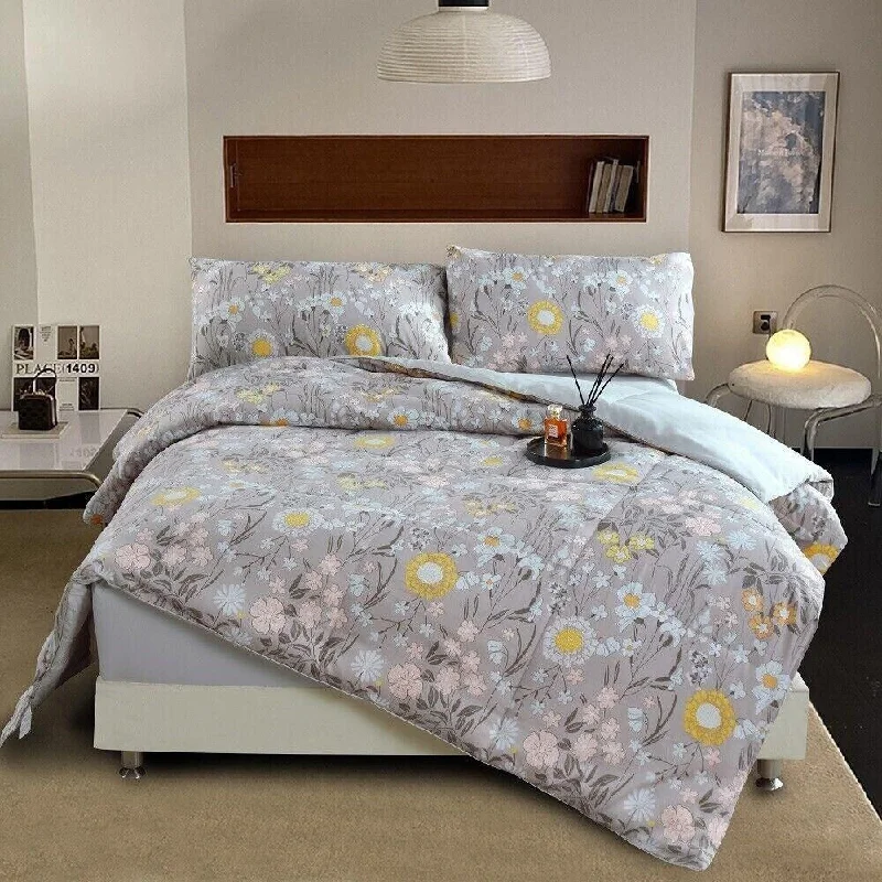 Fleece blankets for a cozy and plush texture3pcs King Size Comforter Sets Down Alternative Reversible Brown Fleece blankets for a cozy and plush texture3pcs King Size Comforter Sets Down Alternative Reversible Brown