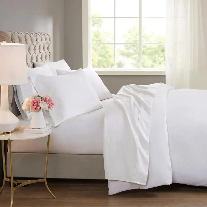 Queen - size blankets for standard - sized beds4pc Queen 600 Thread Count Cooling Cotton Blend Sheet Set White Queen - size blankets for standard - sized beds4pc Queen 600 Thread Count Cooling Cotton Blend Sheet Set White