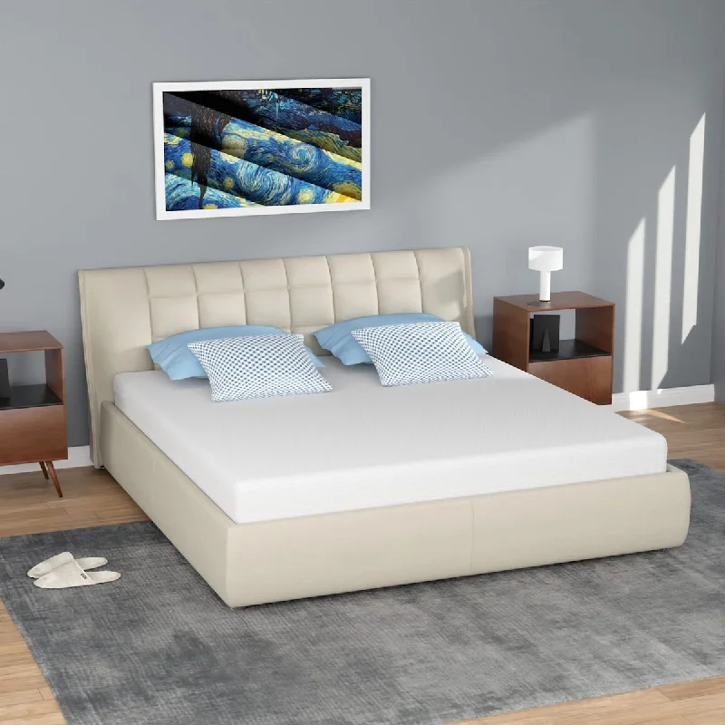 Bamboo - charcoal infused mattresses for odor absorption5 Inch Gel Memory Foam Mattress Medium-Firm Mattress for Pressure Relief & Cooler Sleep Kid Adults Mattress, Mattress in a Box Bamboo - charcoal infused mattresses for odor absorption5 Inch Gel Memory Foam Mattress Medium-Firm Mattress for Pressure Relief & Cooler Sleep Kid Adults Mattress, Mattress in a Box