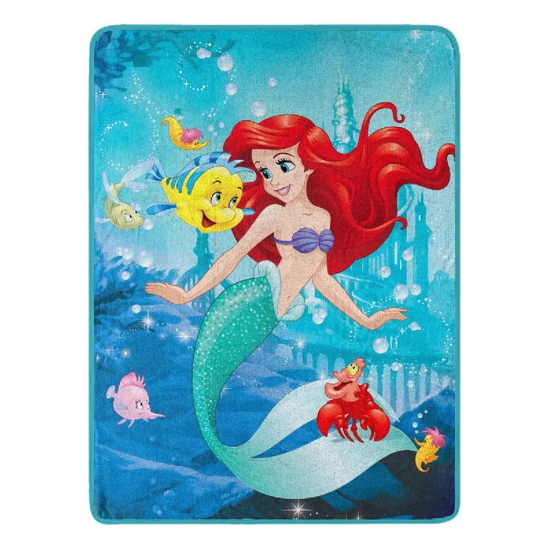 Microfiber blankets that are durable and easy to care forAriel Floatie Friends Micro Raschel Throw Microfiber blankets that are durable and easy to care forAriel Floatie Friends Micro Raschel Throw