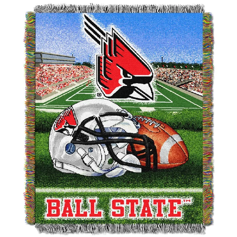 Silk blankets with a smooth and elegant touchBall State University Cardinals Tapestry Throw