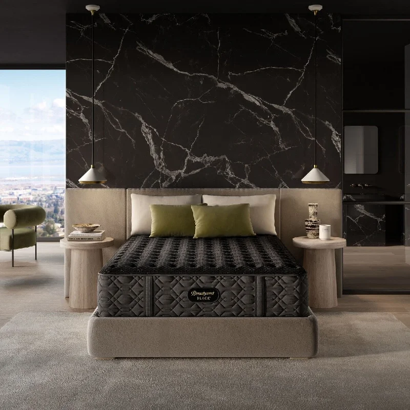 Wool - filled mattresses for natural insulation and moisture - wickingBeautyrest Black Series Three 15" Firm Mattress Set Wool - filled mattresses for natural insulation and moisture - wickingBeautyrest Black Series Three 15" Firm Mattress Set
